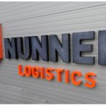 Logo przestrzenne Nunner Logistics