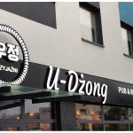 Szyld restauracji U-Dżong