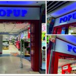 Logo przestrzenne sklepu POPUP